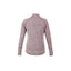 Crane Performance Knit Half Zip with Thumb Holes for Women Embroidery - Maroon Heather - Front Flat