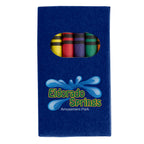 Crayon Set, 6 Piece - Blue - Full Color