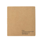 Crayon Set and Notepad - Natural - Back