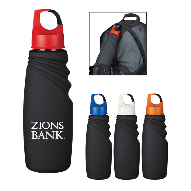 Crest Carabiner Sports Bottle, Matte Finish, 24 oz