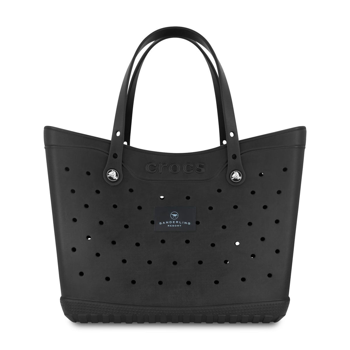 Crocs Classic Tote Bag, Large Laser Engraving - Black - View 1