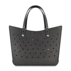 Crocs Classic Tote Bag, Large Laser Engraving - Black - View 2