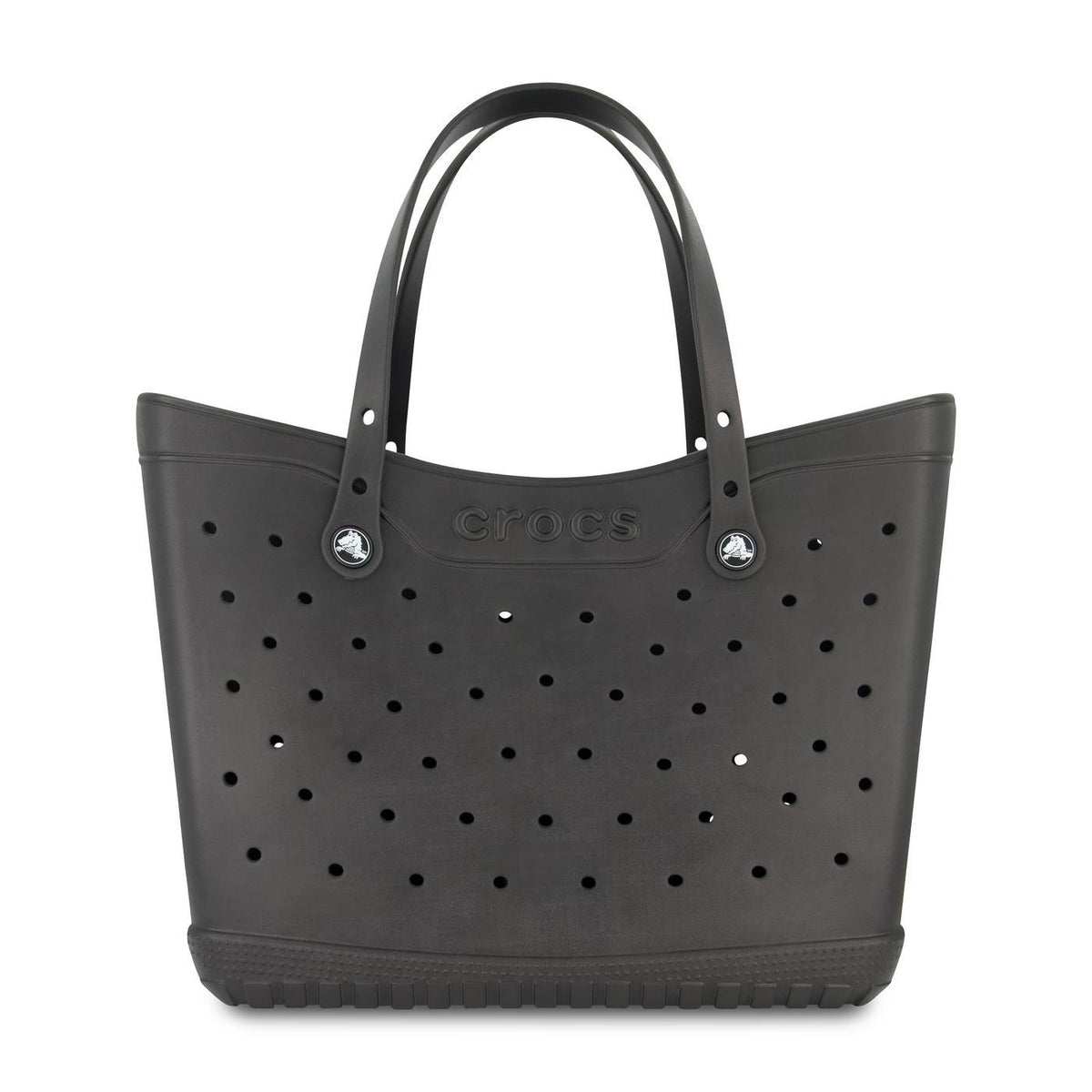 Crocs Classic Tote Bag, Large Laser Engraving - Black - View 2