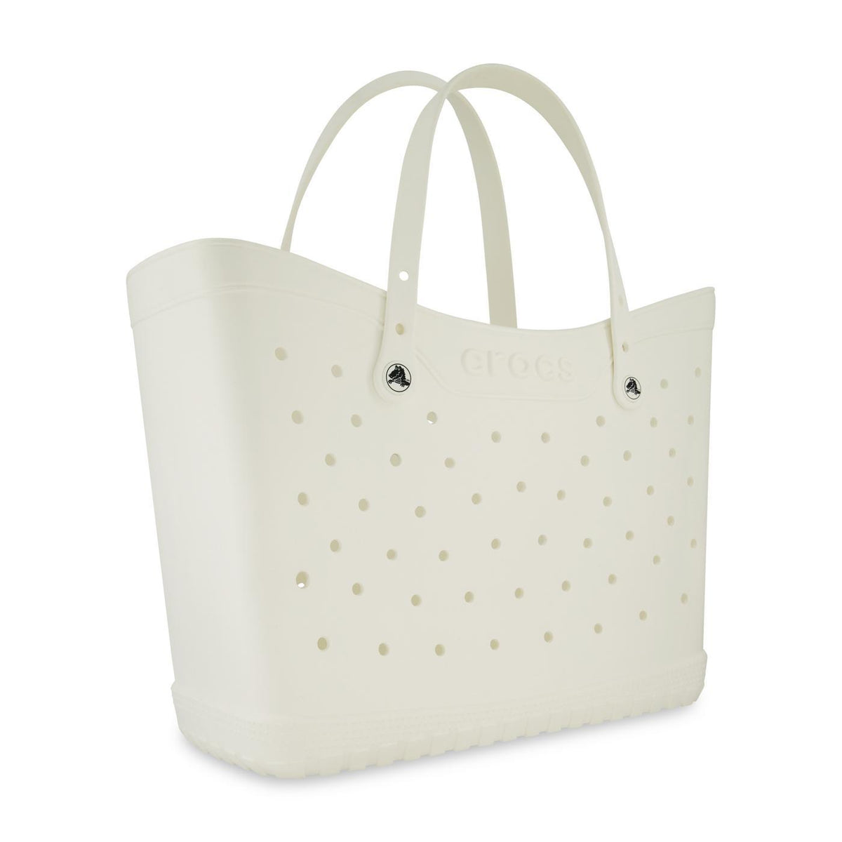 Crocs Classic Tote Bag, Large Laser Engraving - White / Powder Pink - View 4