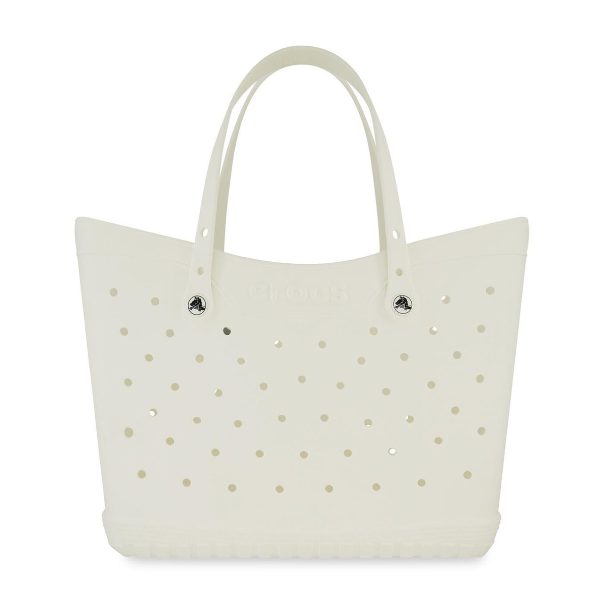 Crocs Classic Tote Bag, Large - White / Powder Pink - View 2