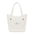Crocs Classic Tote Bag, Medium Laser Engraving - White - View 1