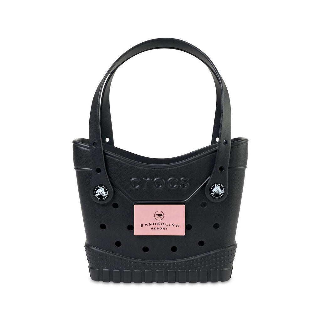 Crocs Classic Tote Bag, Small - Black / Powder Pink - View 1