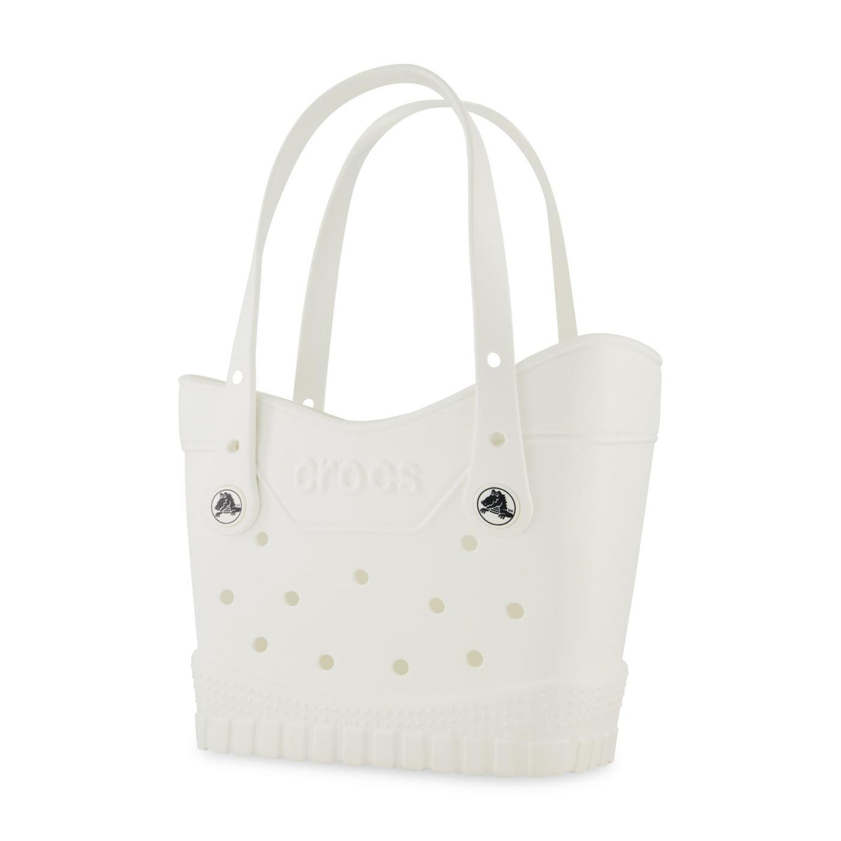 Crocs Classic Tote Bag, Small Laser Engraving - White / Powder Pink - View 4