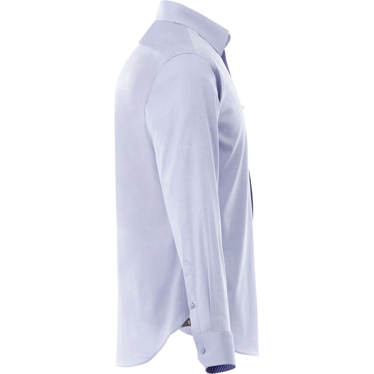 Cromwell Iron Free Oxford Shirt for Men Embroidery - China Blue - Right Side