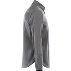 Cromwell Iron Free Oxford Shirt for Men Embroidery - Grey Storm - Right Side