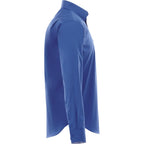 Cromwell Iron Free Oxford Shirt for Men Embroidery - New Royal - Right Side