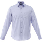 Cromwell Iron Free Oxford Shirt for Men Transfer - China Blue - Front Flat
