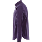 Cromwell Iron Free Oxford Shirt for Men Transfer - Dark Plum - Left Side