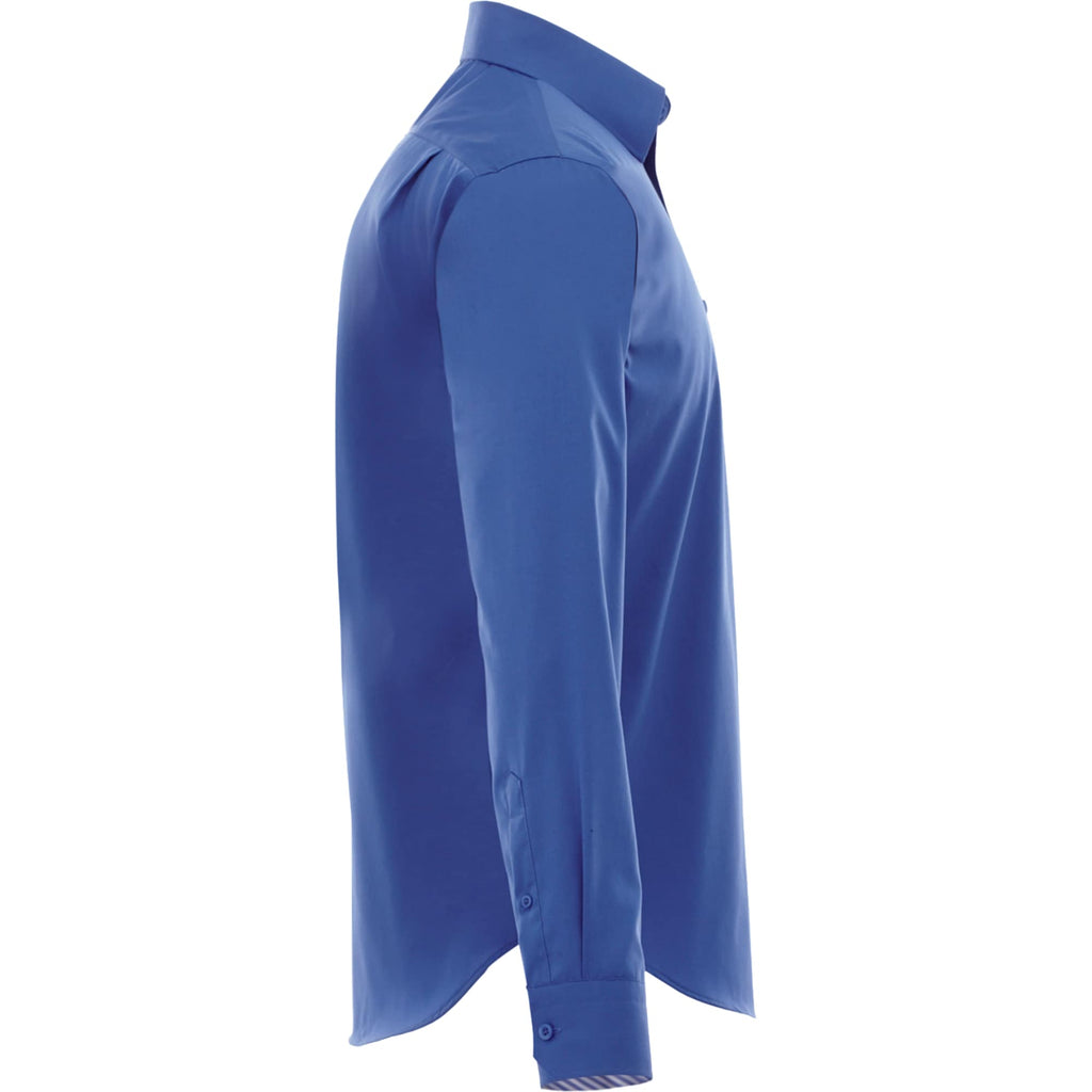 Cromwell Iron Free Oxford Shirt for Men Transfer - New Royal - Right Side