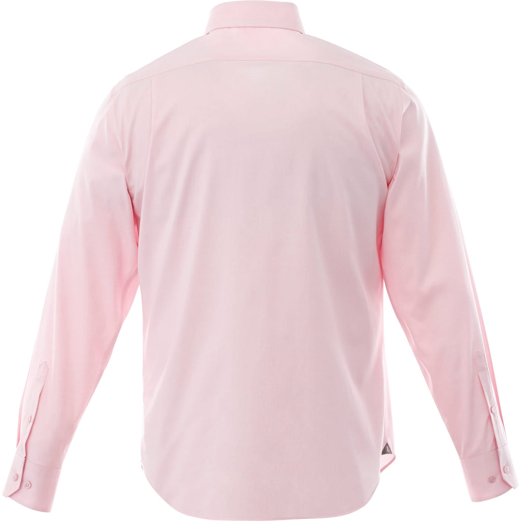 Cromwell Iron Free Oxford Shirt for Men Transfer - Pink Zircon - Back Flat