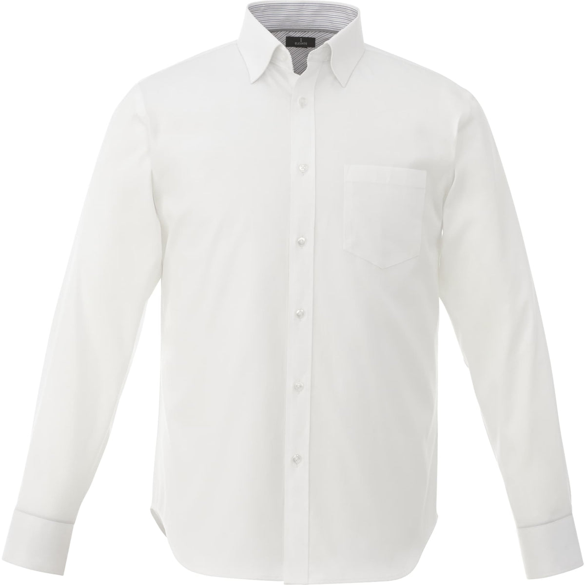 Cromwell Iron Free Oxford Shirt for Men Transfer - White - Back Flat 3