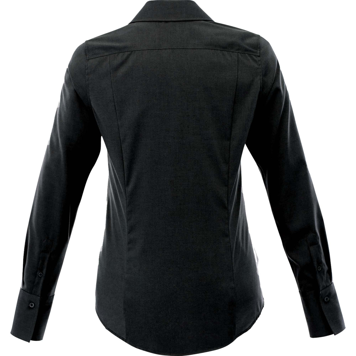 Cromwell Iron Free Oxford Shirt for Women Transfer - Black - Back Flat