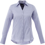 Cromwell Iron Free Oxford Shirt for Women Transfer - China Blue - Front Flat