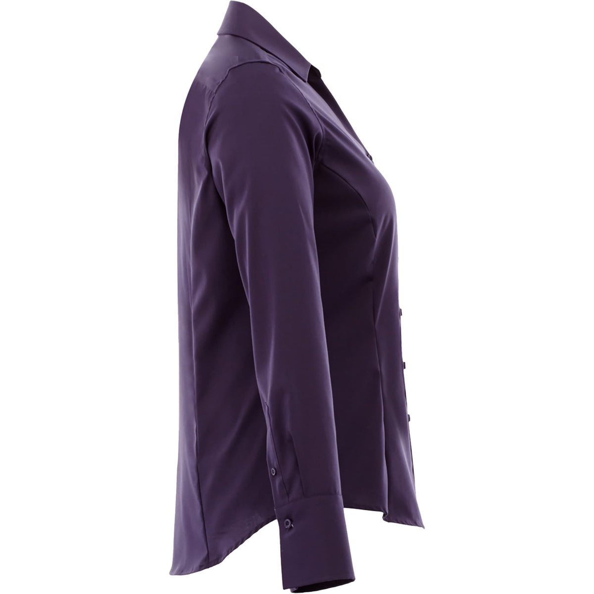 Cromwell Iron Free Oxford Shirt for Women Transfer - Dark Plum - Right Side