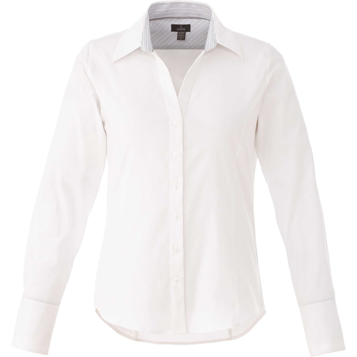 Cromwell Iron Free Oxford Shirt for Women Transfer - White - Back Flat 3