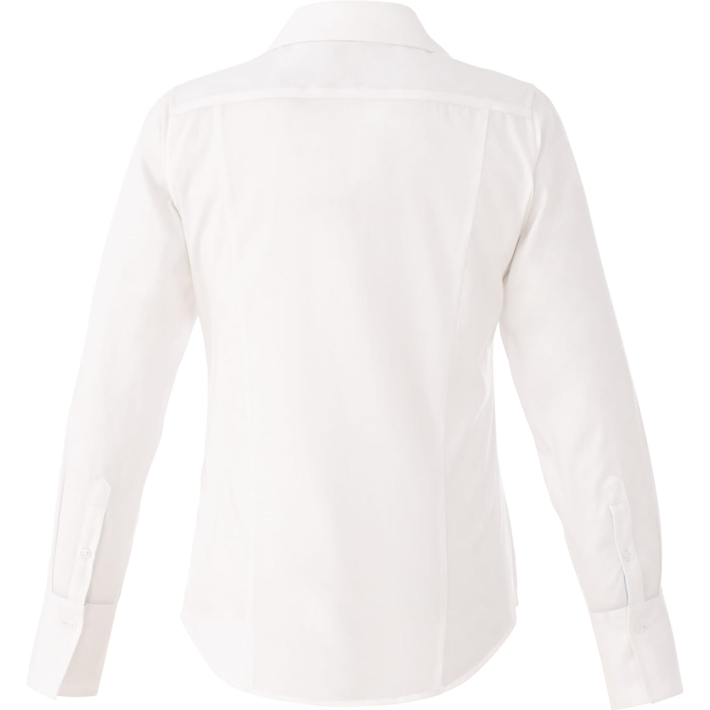 Cromwell Iron Free Oxford Shirt for Women Transfer - White - Back Flat