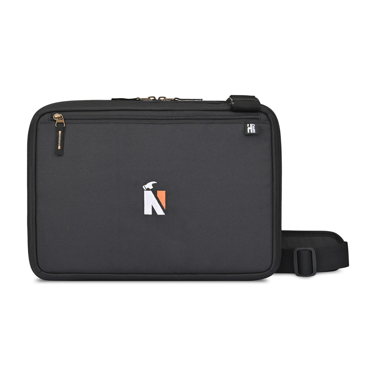 Crossbody Work Padfolio and Construction Pen Set Transfer - Black - View 1