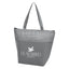 Crosshatch Cooler Bag, Non-Woven - Gray - Silk Screen