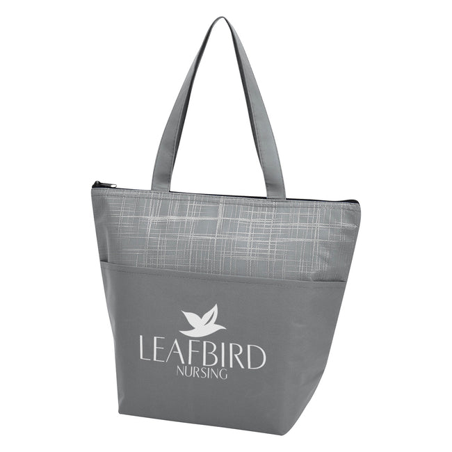 Crosshatch Cooler Bag, Non-Woven