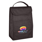Crosshatch Lunch Bag, Non-Woven - Charcoal - Colorbrite