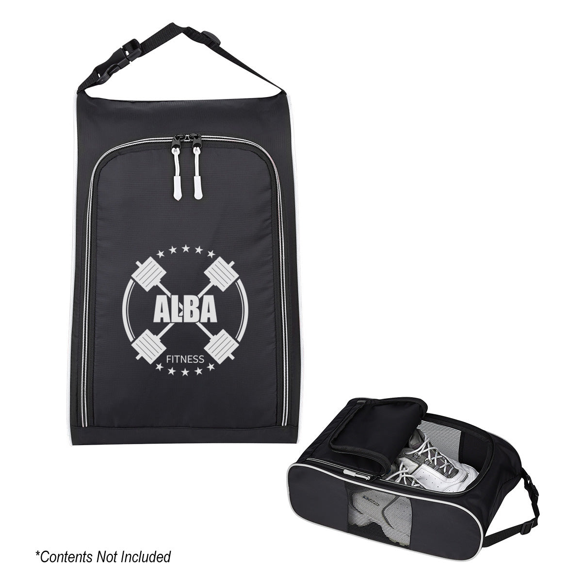 Crosstown Shoe Bag with Side Mesh - Silk Screen