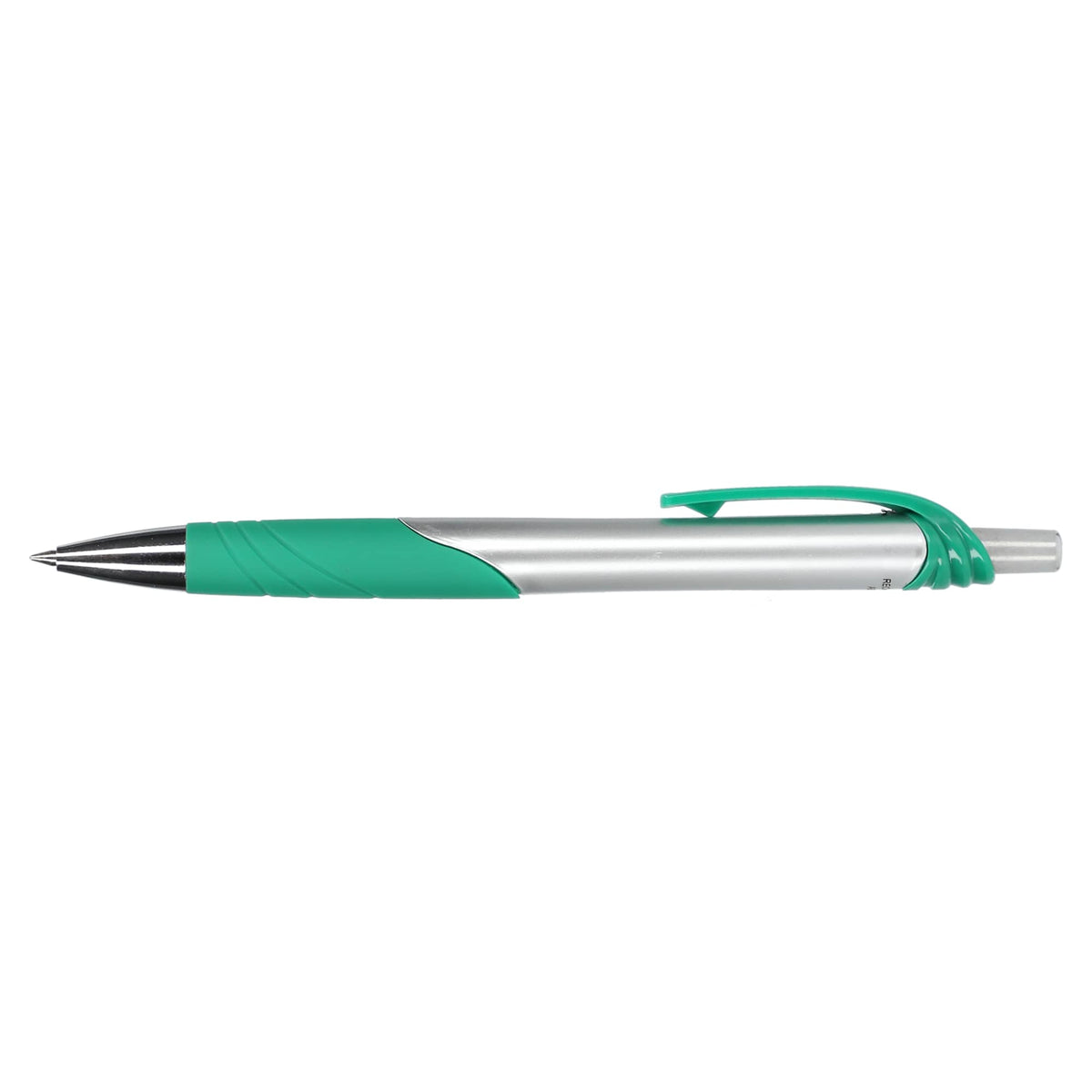 Crux Gel Pen in Recycled Plastic Full Color - Green - Left Side 2