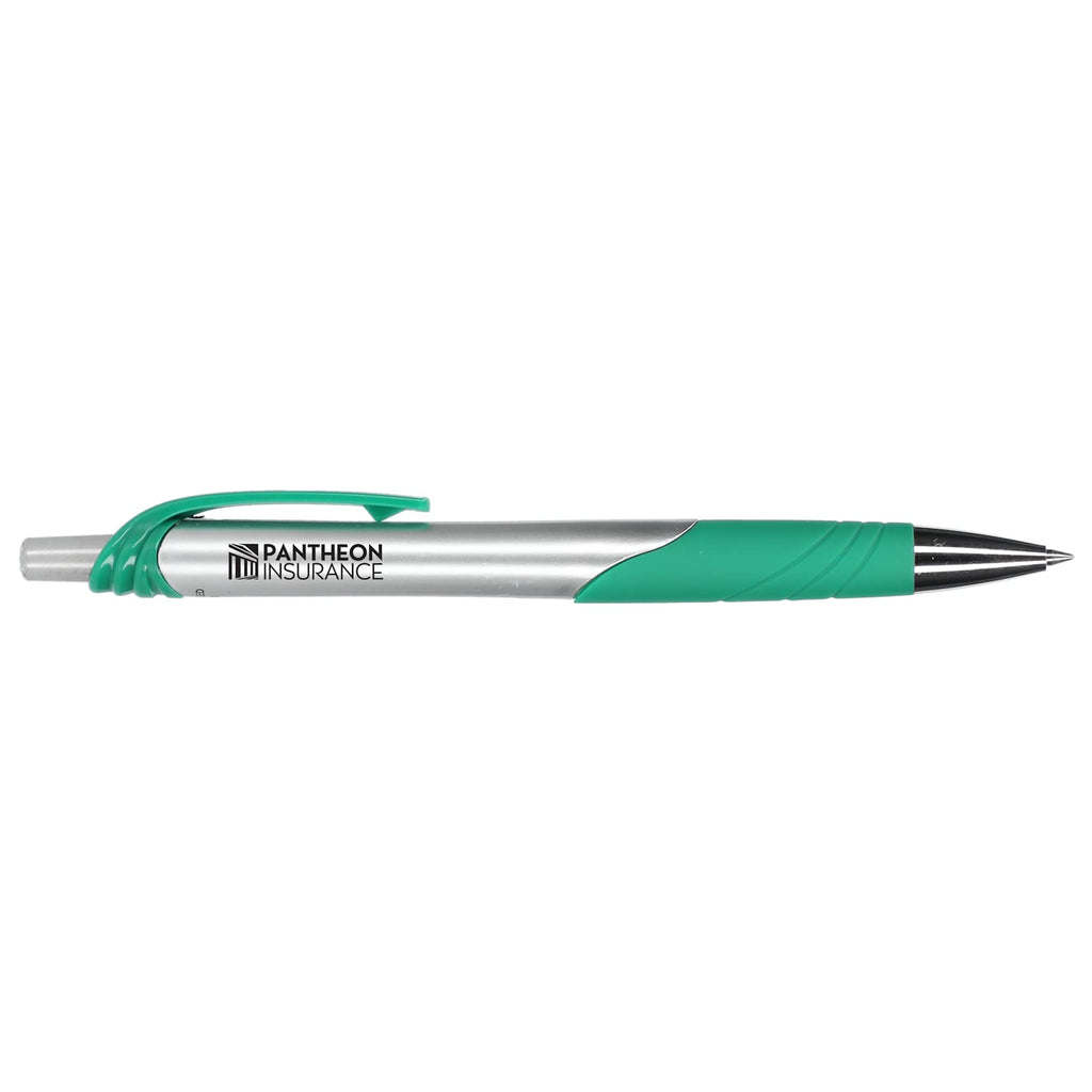 Crux Gel Pen in Recycled Plastic Full Color - Green - Right Side