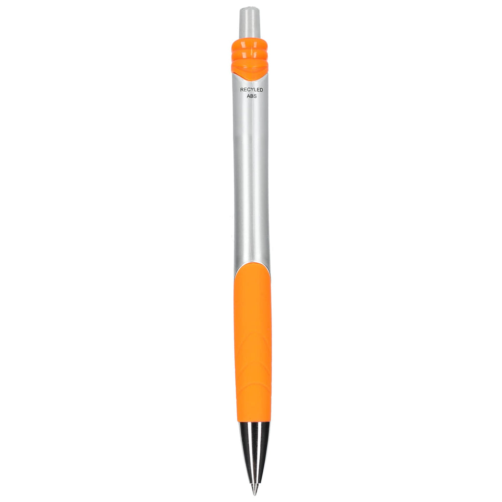 Crux Gel Pen in Recycled Plastic Full Color - Orange - Back