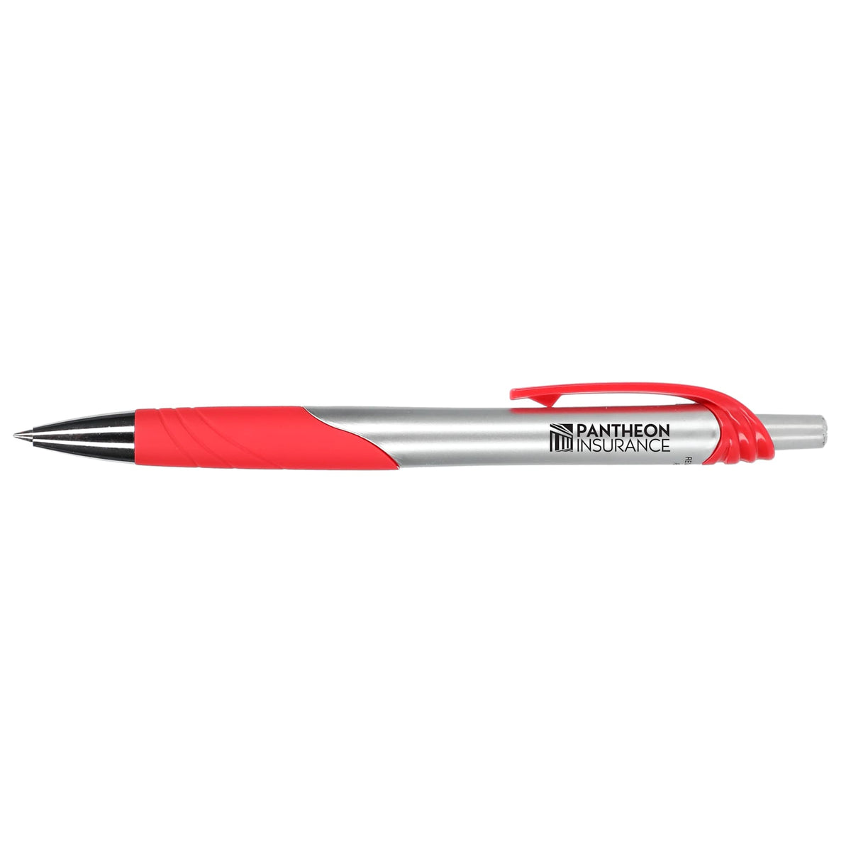 Crux Gel Pen in Recycled Plastic - Red - Left Side