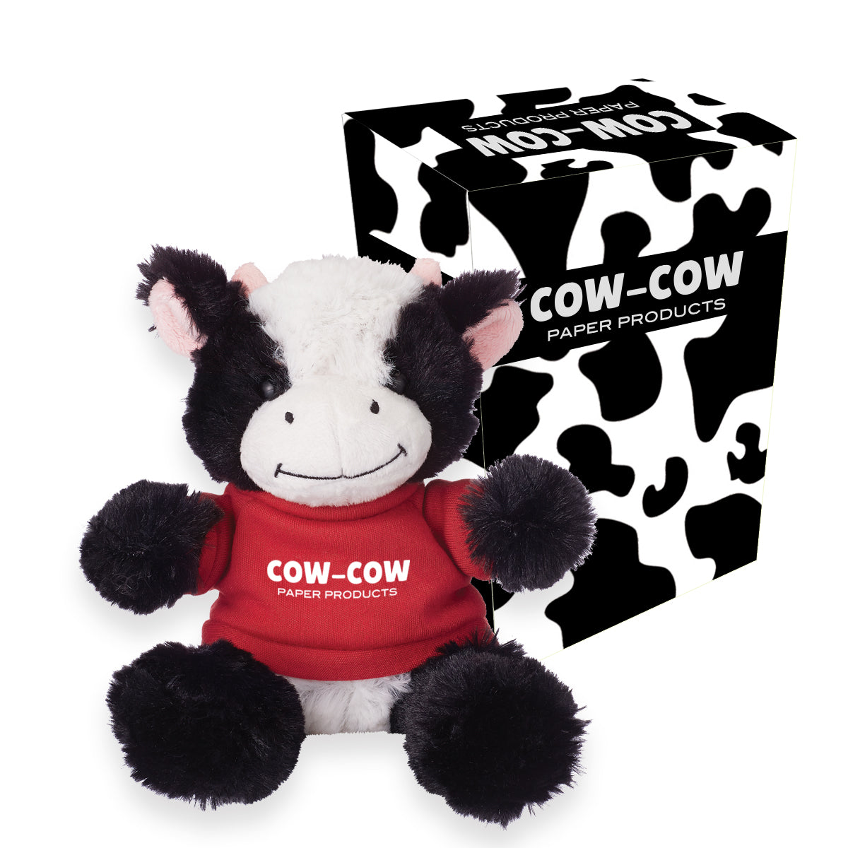 Cuddly Cow Plush Toy, 6 Inch - custombox_e