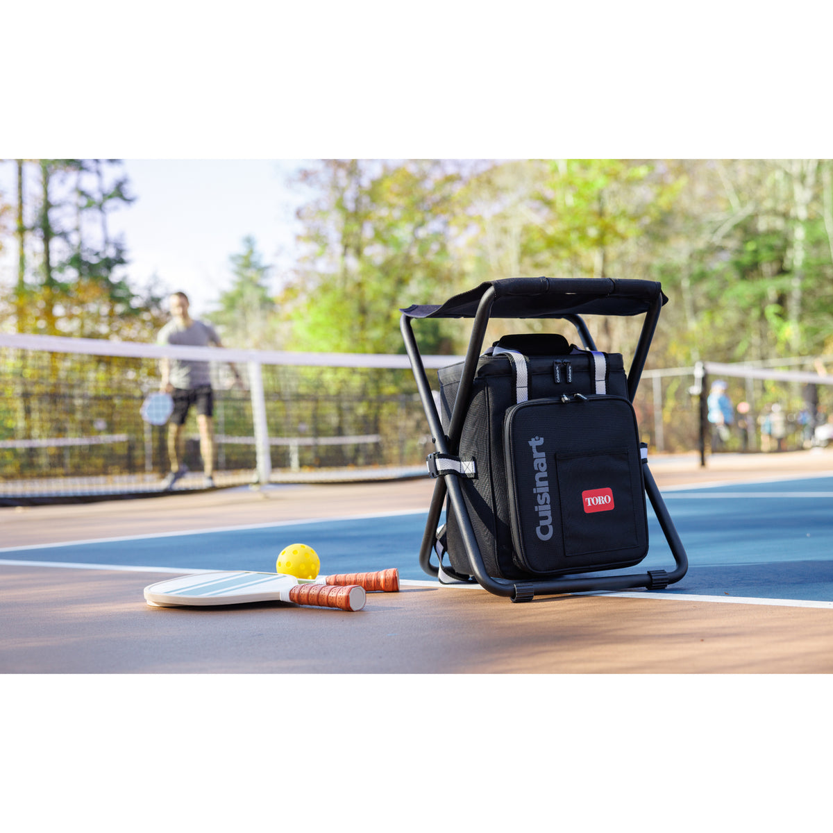 Cuisinart Outdoors Backpack Cooler with Folding Chair Transfer - Black - View 6