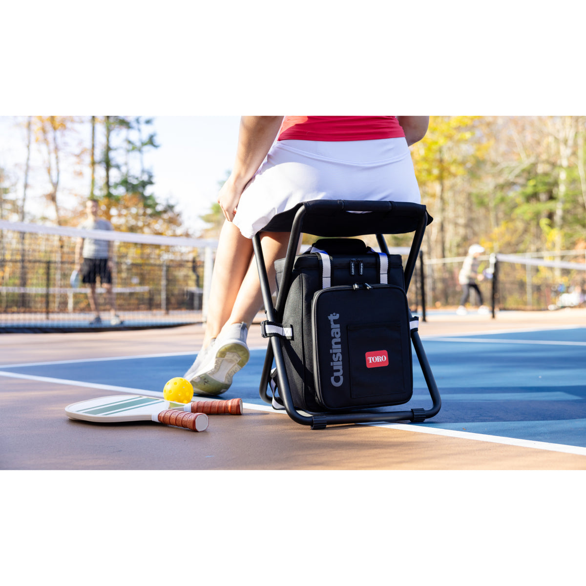 Cuisinart Outdoors Backpack Cooler with Folding Chair Transfer - Black - View 7