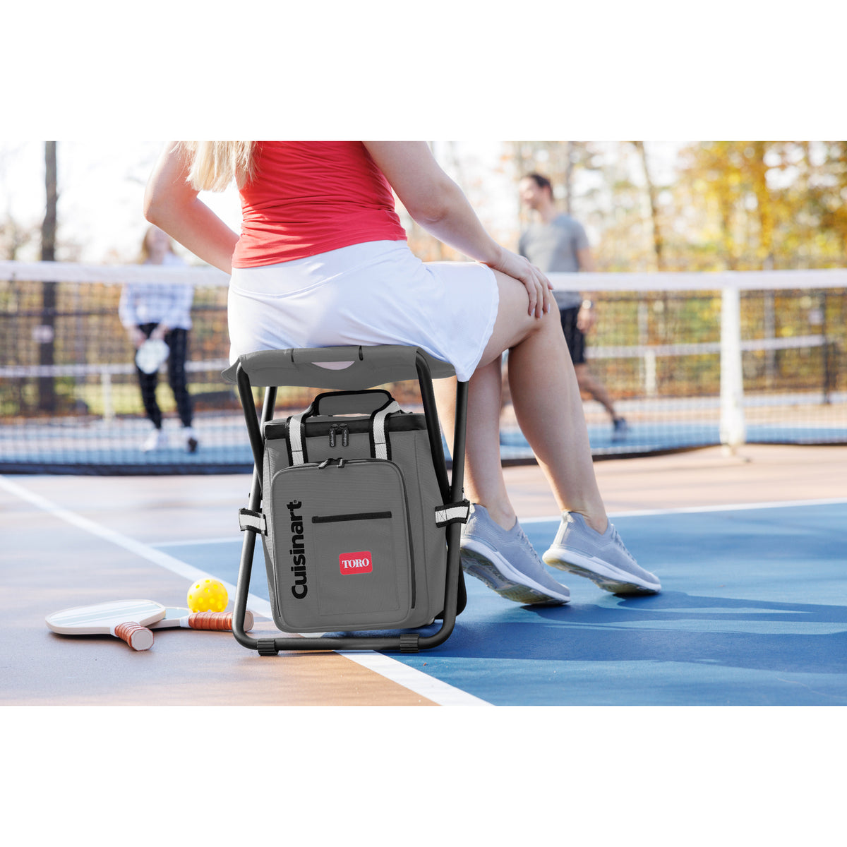 Cuisinart Outdoors Backpack Cooler with Folding Chair Transfer - Medium Grey - View 5