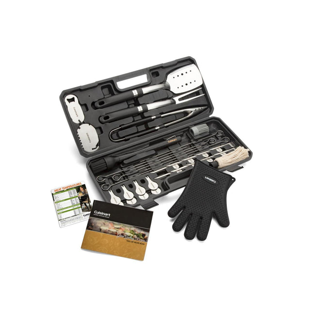 Cuisinart Outdoors Backyard BBQ Tool Set, 36 Pieces Laser Engraving