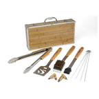 Cuisinart Outdoors Bamboo Handle Grill Tool Set, 13 Pieces - Bamboo - View 2