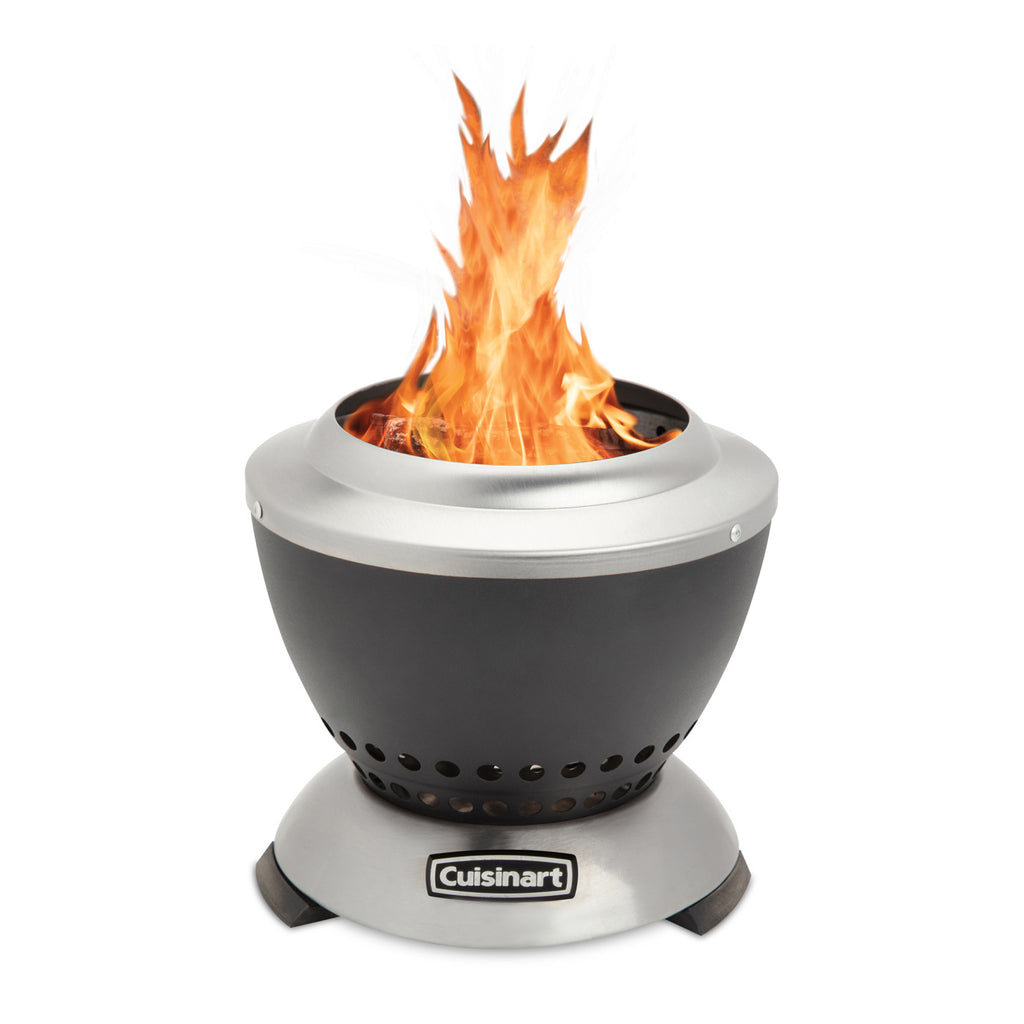 Cuisinart Outdoors Cleanburn Smokeless Mini Fire Pit Laser Engraving - Stainless Steel - View 2