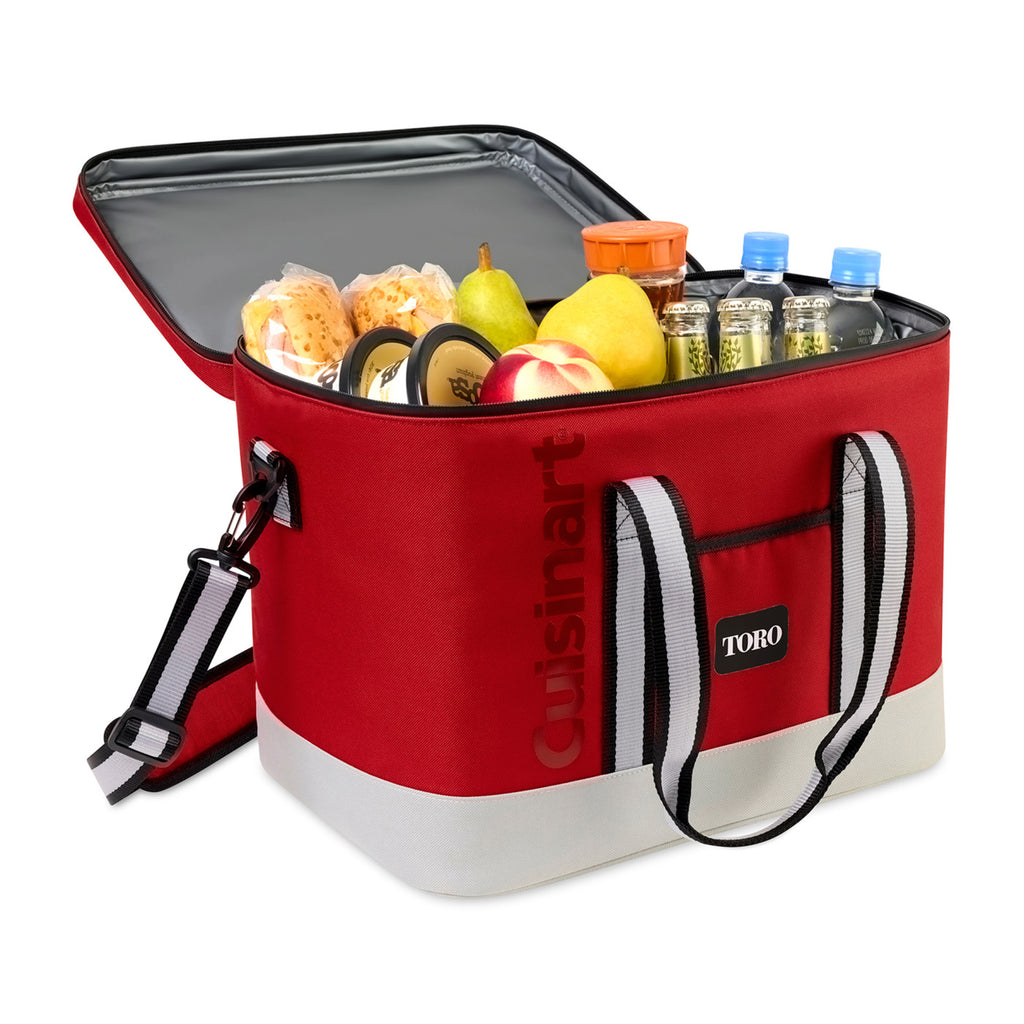 Cuisinart Outdoors Collapsible Square Cooler, 24 Cans - Red - View 2