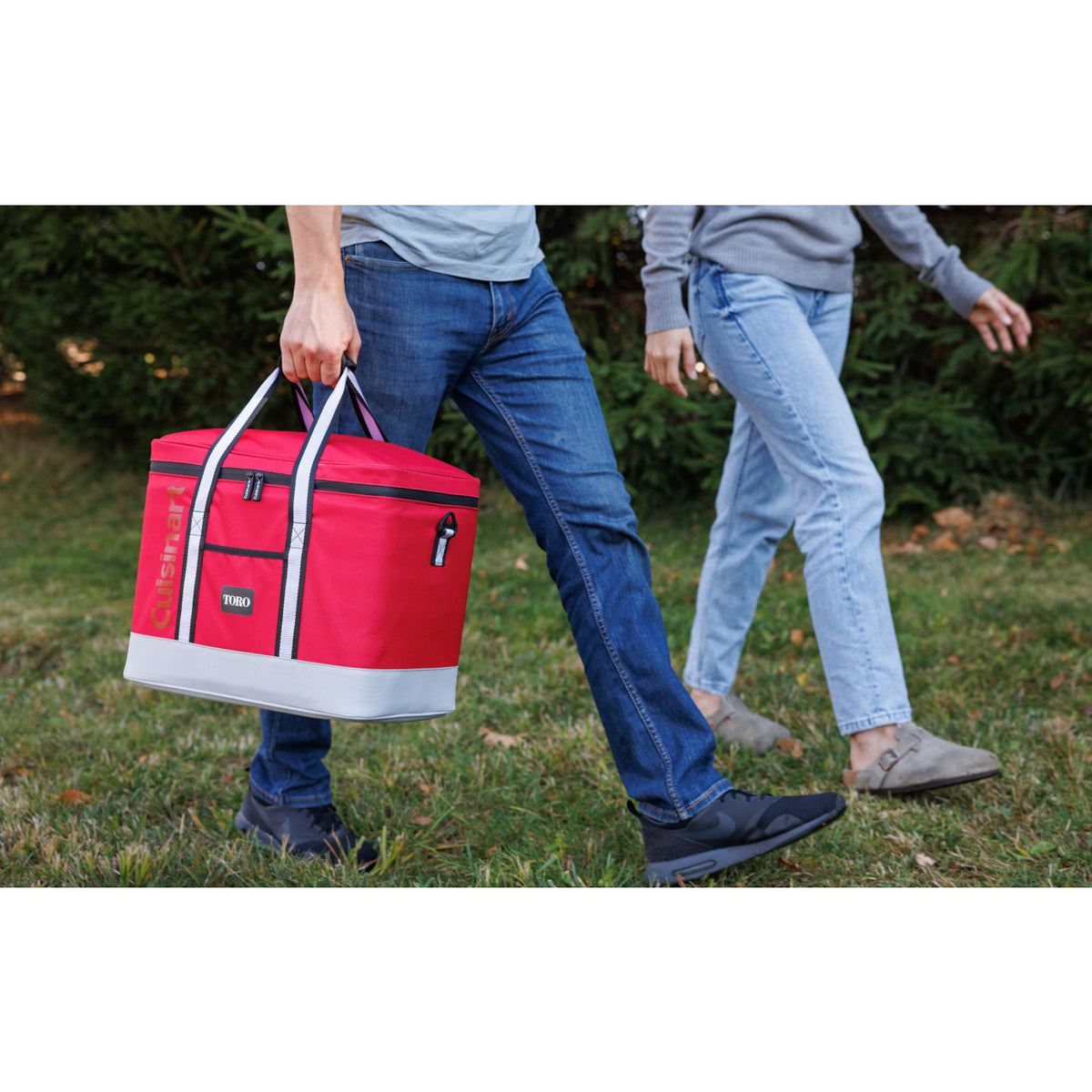 Cuisinart Outdoors Collapsible Square Cooler, 24 Cans - Red - View 6