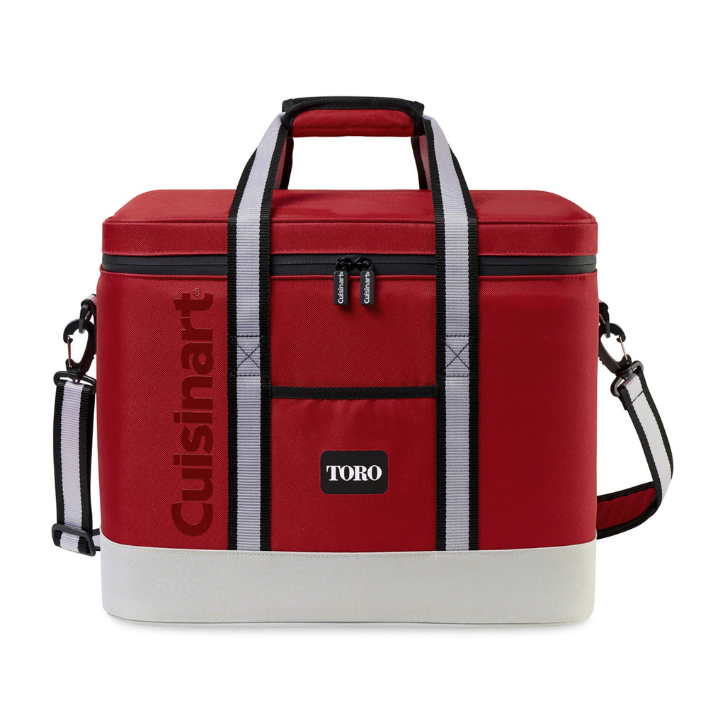 Cuisinart Outdoors Collapsible Square Cooler, 24 Cans Transfer - Red - View 1