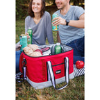 Cuisinart Outdoors Collapsible Square Cooler, 24 Cans Transfer - Red - View 5