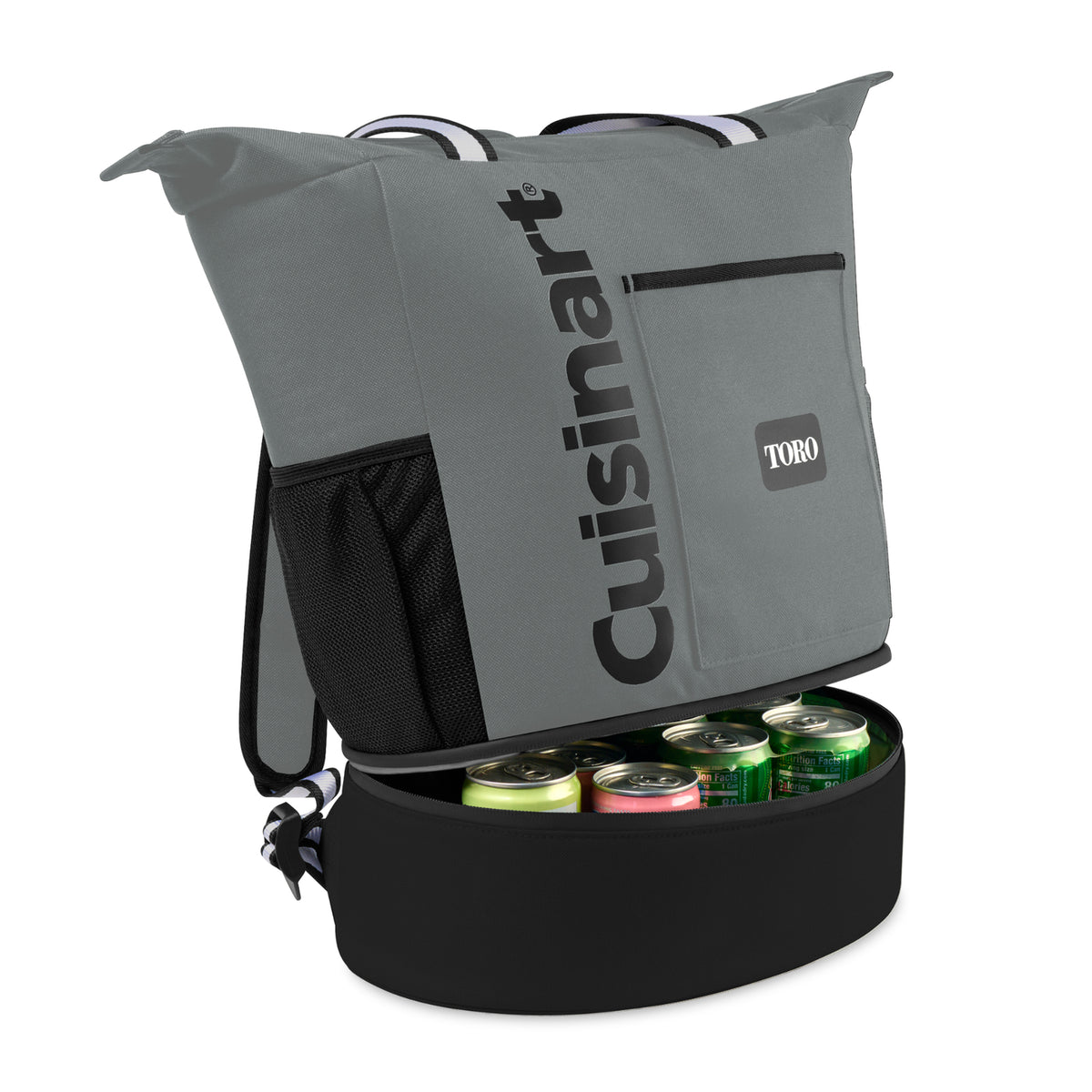 Cuisinart Outdoors Expandable Backpack Cooler, 20 Cans Transfer - Medium Grey - View 3
