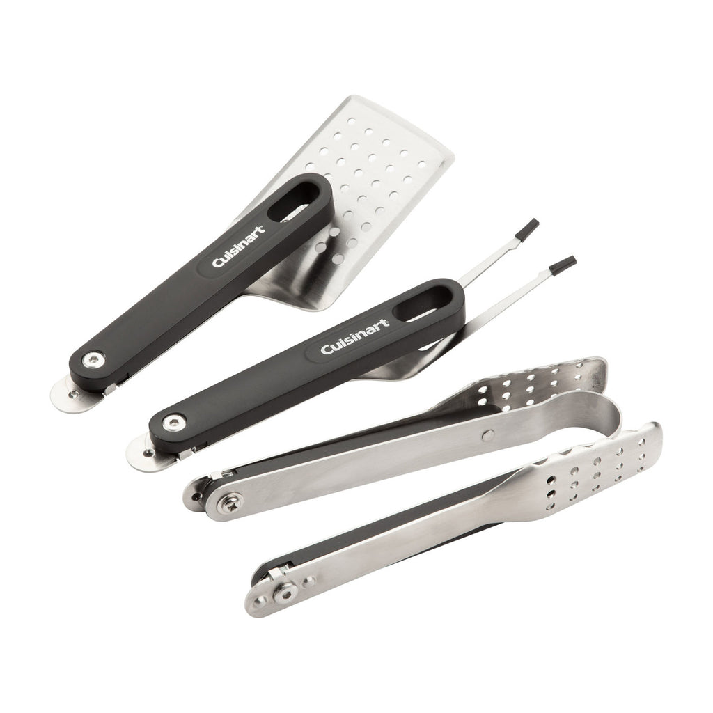 Cuisinart Outdoors Folding Grill Tool Set with Case - Charcoal - View 4