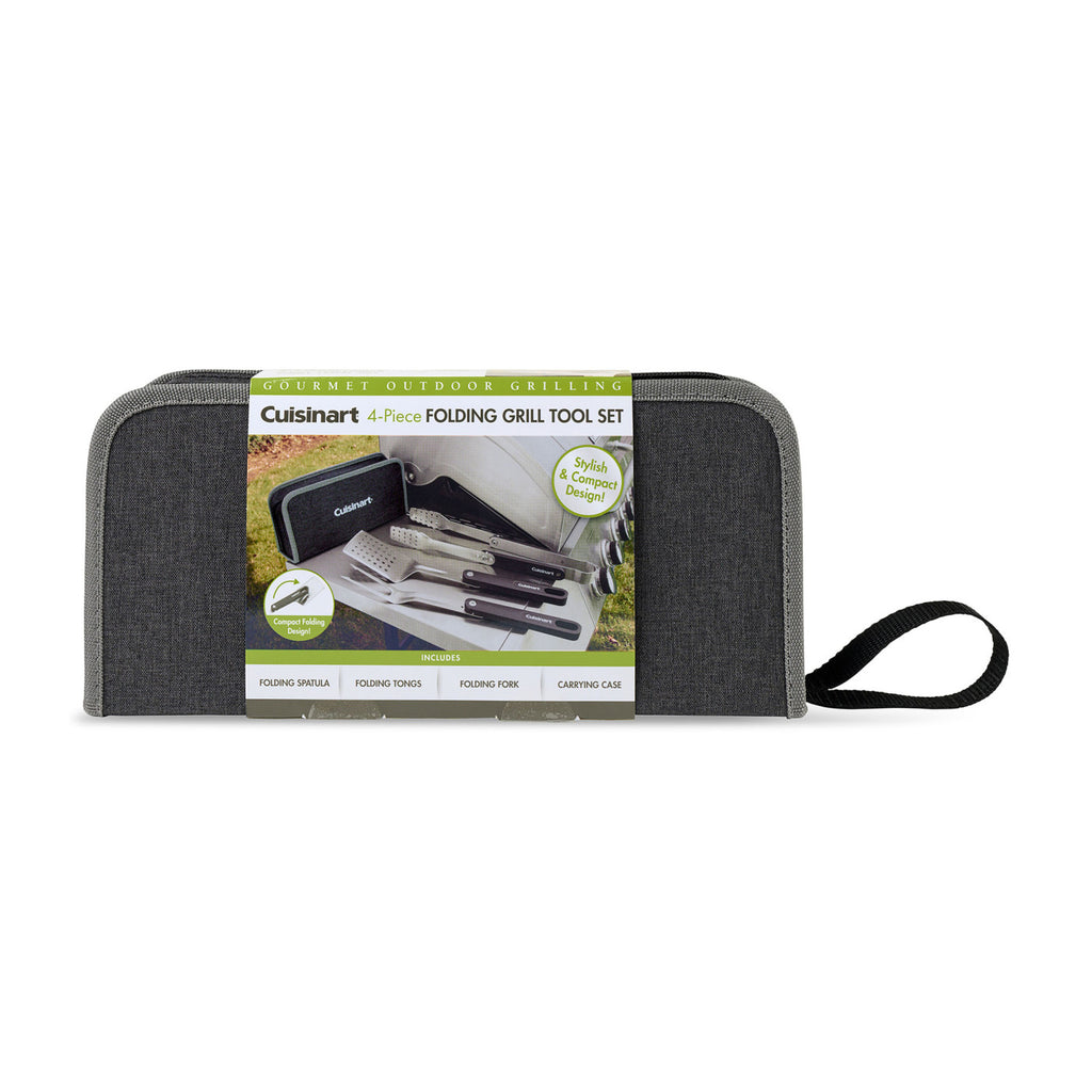 Cuisinart Outdoors Folding Grill Tool Set with Case - Charcoal - View 7