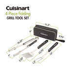 Cuisinart Outdoors Folding Grill Tool Set with Case - Charcoal - View 8