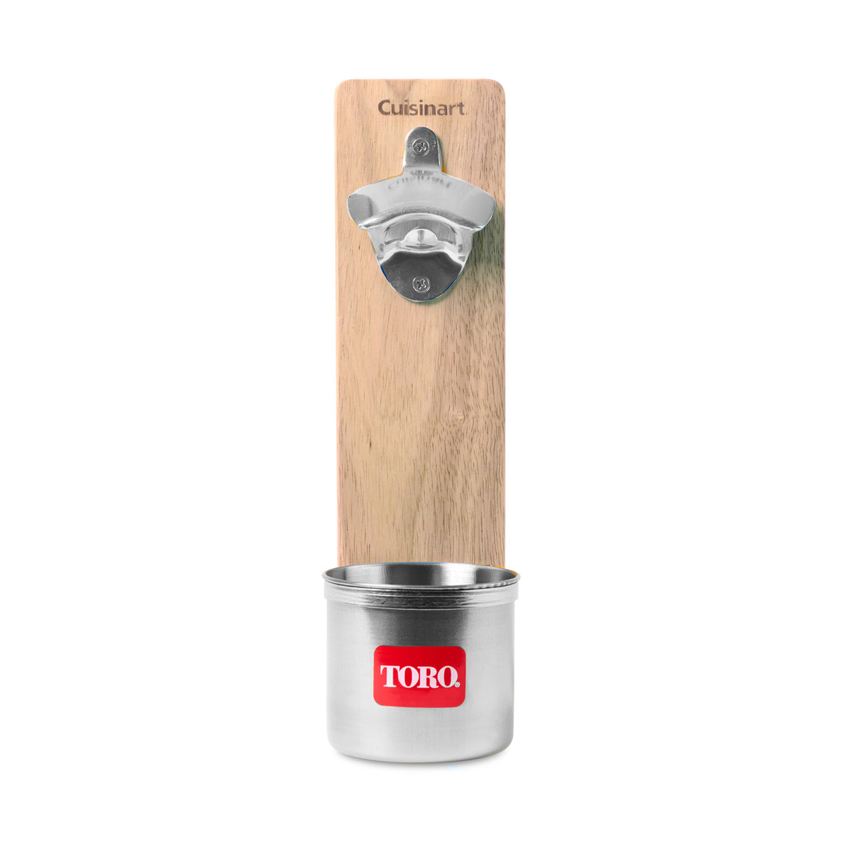 Cuisinart Outdoors Magnetic Cup Holder with Bottle Opener Laser Engraving - Wood - View 9